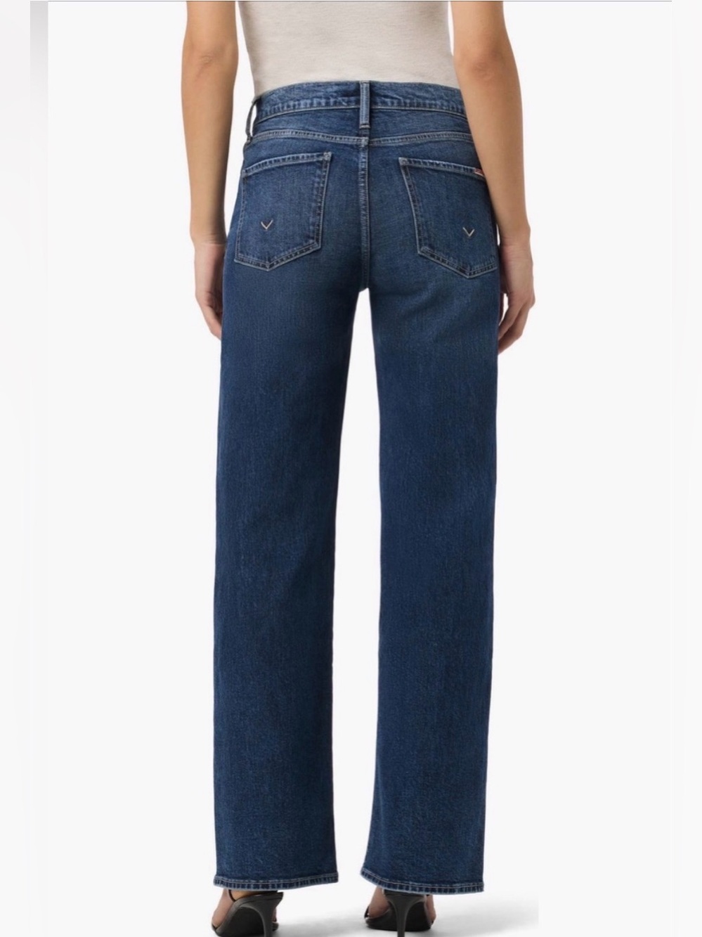 Hudson Rosalie High Rise Wide Leg Jeans Alcott Wash Size 30 - Picture 8 of 14